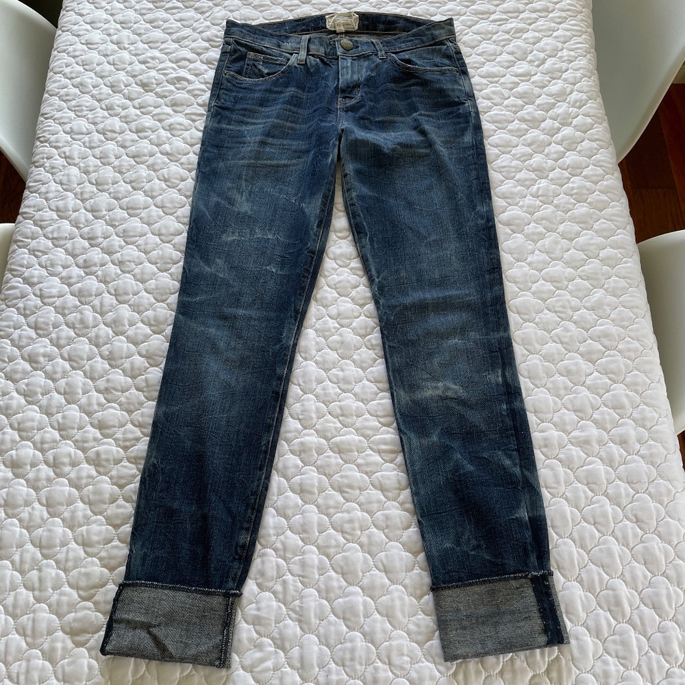 Current-Elliott The‎ Rolled Skinny Write-On Jeans Size 27
